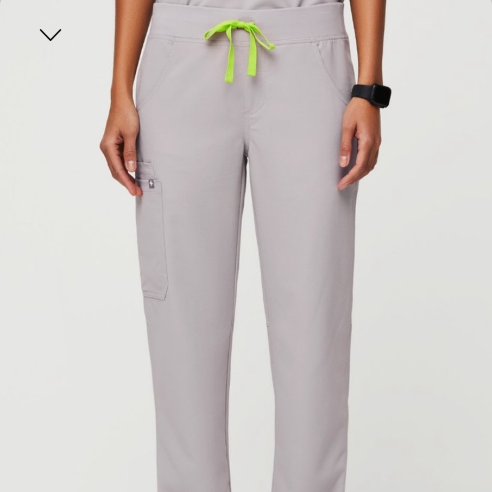 FIGS slate cargo scrub pants